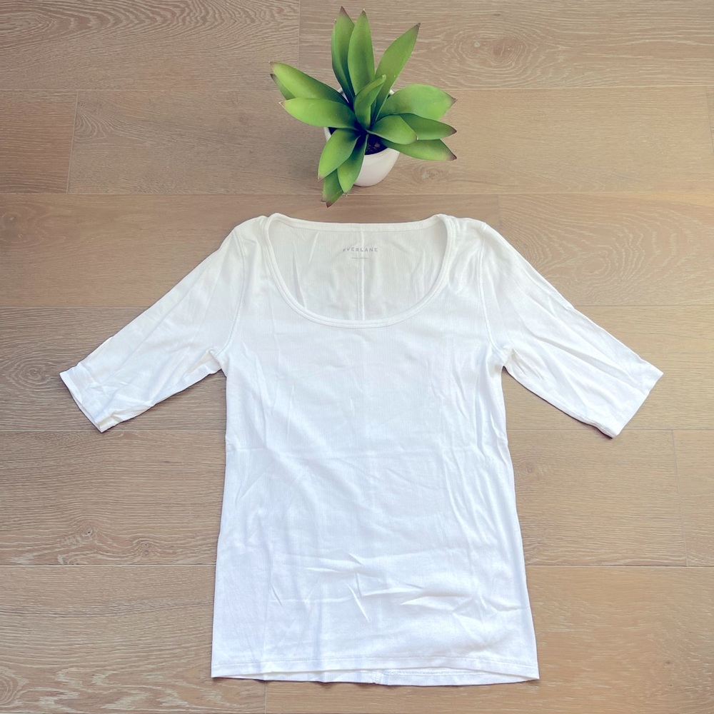 Everlane 3/4 sleeve shirt